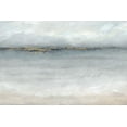 thumbnail image 2 of Coulter, Cynthia 14x11 Black Ornate Wood Framed with Double Matting Museum Art Print Titled - Serene Sea Grey Gold Landscape, 2 of 4