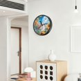 thumbnail image 6 of Voice Activated Clock with Glow Light 12 Inch Large Silent Wall Clock Battery Operated for Home Decor Playful Cat Lying Sunflowers, 6 of 8