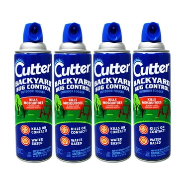 Cutter HG-95704 16 oz Bug Free Backyard Outdoor Mosquito Fogger Spray - Quantity of 4