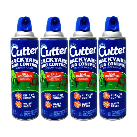 Cutter HG-95704 16 oz Bug Free Backyard Outdoor Mosquito Fogger Spray - Quantity of 4