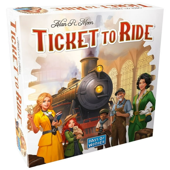 Asmodee - Days of Wonder - Les Aventuriers du Rail - Refresh - Jeu Stratégique Familial - De 2 à 5 Joueurs - À partir de 8 ans - Anglais