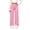 Pink, variant on ITSAME Girls High Waisted Sweatpants Wide Leg Relaxed Fit Solid Color Fall Athletic Casual Joggers Black Size 10