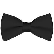 Men's Bow Tie Solid Color Wedding Ties Adjustable Pre-Tied Formal Tuxedo Bowties