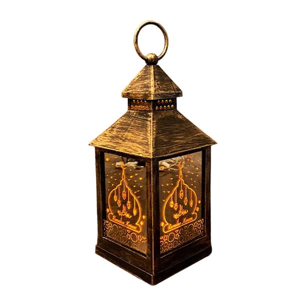 Lámpara decorativa colgante para jardín y exterior de Eid oro de la vendimia