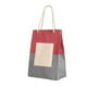 thumbnail image 3 of Paquete 30 piezas Bolsa de yute con interior laminado azul 22 x 32 x 14, 3 of 5