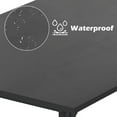 thumbnail image 5 of WYDK 48 Inch Computer Desk Home Office Desk Writing Desk Modern Simple Style Office Desk with Metal Frame for Home Office Easy Assembly, Black, 5 of 8