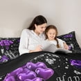 thumbnail image 5 of Castle Fairy Floral High Heels Queen Comforter Set,Valentine's Day Bedding Comforter Set, 5 of 8