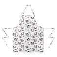 thumbnail image 2 of White Cow Milk Cow Pattern Apron-Garden Aprons for Women with Pockets-Cotton Linen Waterproof Kitchen Cooking Gardening Aprons Adjustable for Kitchen,Cooking,BBQ and Salon 33x27 Inch, 2 of 7