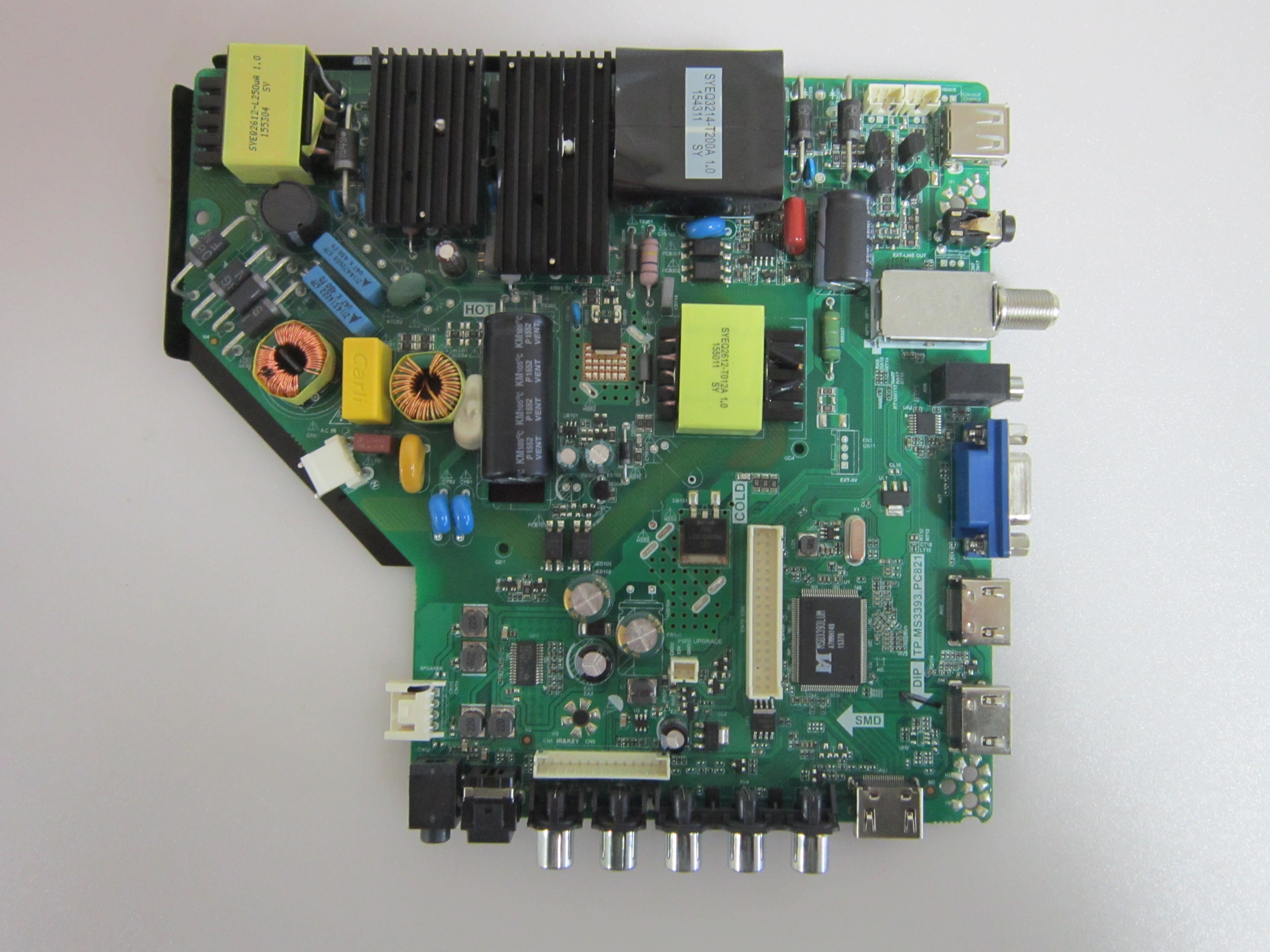 Westinghouse DWM55F1G1 Main Board (TP.MS3393.PC821) 21004587