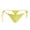 Yellow, variant on XMMSWDLA men Ice Silk Bikini low rise tie String Adjustable Briefs Underwear for Men