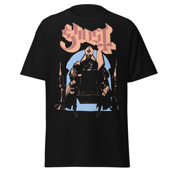 Ghost - Darkness Jumbo Print Unisex T-Shirt - Black - Small