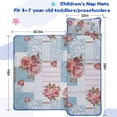 thumbnail image 5 of Pioneer Flower Floral Print Pattern Toddler Nap Mats for Kids Preschool,Sleeping Mat Bag or Kids,Toddler Sleeping Bag,Toddler Nap Mat or Daycare, 5 of 6