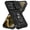 Black, variant on TECH CIRCLE for Motorola Edge 2026 Case, Shockproof TPU+PC Protective Phone Case Ring Holder Kickstand Sliding Lens Protection Cover,Gold