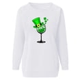 thumbnail image 4 of St Patricks Day Sweatshirt Women, Long Sleeve Sweatshirts Women, Crew Neck Pullover Sweatshirt Fashion Womens St Patricks Day Printing Sweatshirts Round Neck Long Sleeved Sweatshirt Tops, 4 of 4