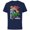 Navy, variant on Marvel Super Heroes Avengers Team & Logo Birthday Hero - Short Sleeve Cotton T-Shirt for Adults - Customized-Black