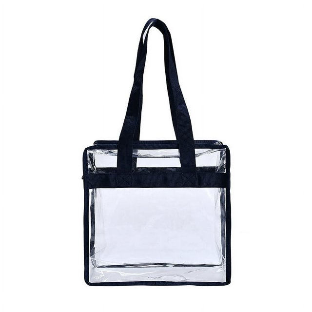 Sac à Main Transparent de Luxe pour Femme, Sac de Plage, Pochette en Gelée Transparente, Fourre-Tout en Plastique