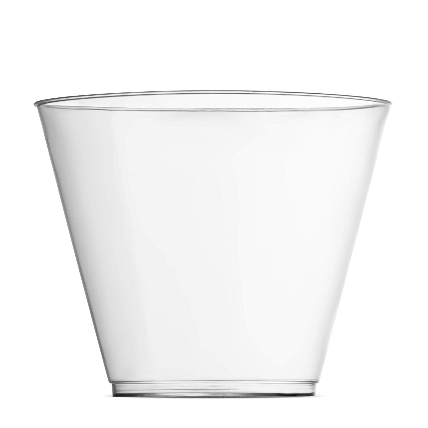 Clear Plastic Cups Tumbler 9 Oz, 2-1/2-inch, 20-piece 