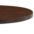 thumbnail image 3 of vidaXL Bistro Table Dark Brown 80 cm MDF, 3 of 4