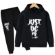 thumbnail image 2 of Conjunto de 2 piezas de sudadera y pantalón informal para niños y niñas de primavera y otoño, ropa deportiva diaria para niños de 2 a 14 años, 2 of 5