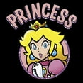 thumbnail image 2 of Girl's Nintendo Princess Peach Circle Graphic T-Shirt, 2 of 3