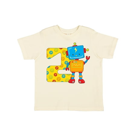 

Inktastic This Robot is Two- Second Birthday Boys or Girls Toddler T-Shirt