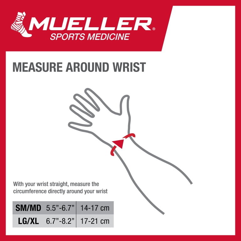 Mueller X-Stay Wrist Stabilizer Brace, Black, Small/Medium photo 5