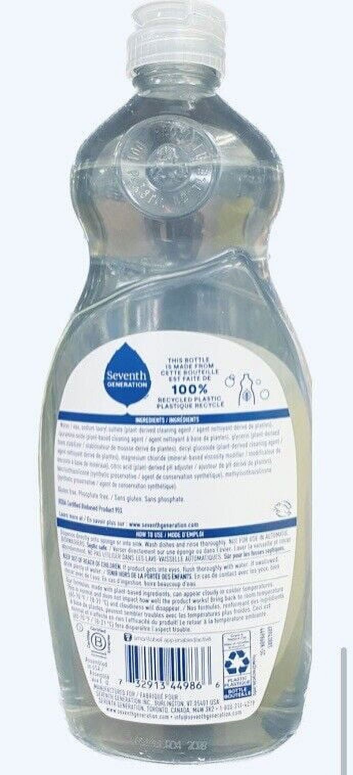 Seventh Generation Free and Clear Liquid Dish Soap Detergent 19 fl oz FREE SHIP