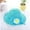 Blue, variant on Baby Kids Girl Summer Floral Flower Straw Visor Sun Hat, Breathable Beach Hats with Daisy Decor for Toddler Kids Ages 1-6Y