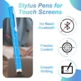 thumbnail image 4 of Uxcell Stylus Pens for Touch Screens, High Precision Universal Bling Stylus Crystal Metal Capacitive Pen Blue, 4 of 7