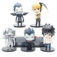 thumbnail image 1 of DMH 5pcs/set Anime Death Note Figures Toy L Killer Ryuk Rem Yagami Light PVC Action Figures Model Collection Dolls For Children Gift, 1 of 6