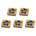 thumbnail image 1 of Establezca Pebbles Play Game con estuche de almacenamiento para fanáticos de la televisión y niños (a) 5pcs, 1 of 8