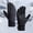 Black, variant on JFGHDG Men Women Winter Touchscreen Gloves, Windproof Water Resistant Softshell Thermal Gloves Non‑Slip Silicone Palm Adjustable Cuff for Cycling Skiing Driving Outdoor Black L