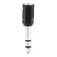 thumbnail image 4 of Adaptador de audio EOTVIA 2 piezas 6.5 mm macho a 3.5 mm hembra Negro 5.3x1.1 cm, 4 of 7