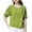 Green, variant on Hrsba Tops for Women Trendy,Solid Color Crewneck Blouse 1/2 Sleeve Comfy Casual Summer Ladies T Shirt Tee Top