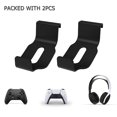 thumbnail image 4 of Bearachild Soporte para auriculares ABS, 2 piezas, portátil, reutilizable, sin clavos, Joystick, estante colgante, soporte organizador, Videojuegos y accesorios, 4 of 6