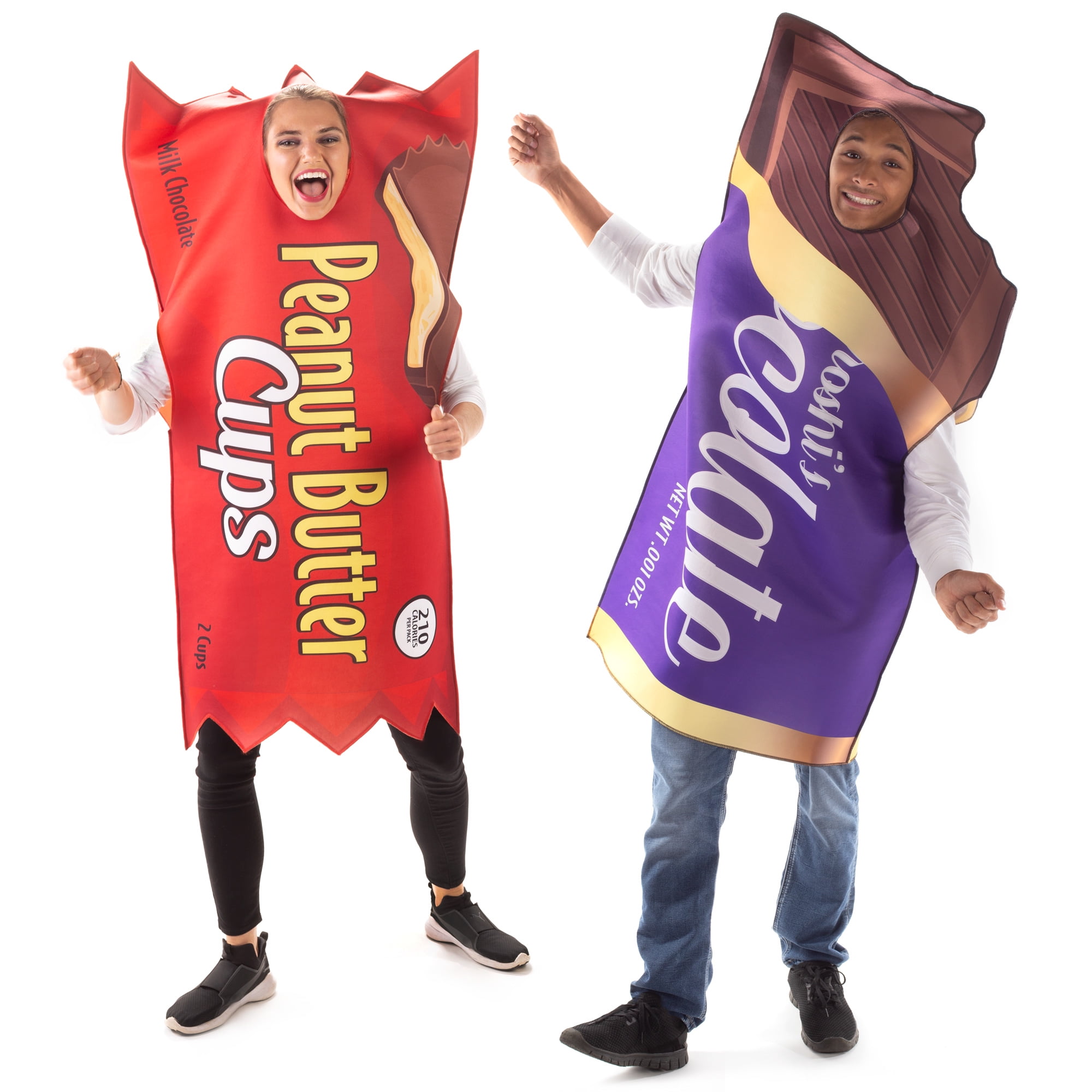 Peanut Butter Cup & Chocolate Bar Couples Costume - Funny Halloween ...