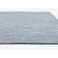 thumbnail image 3 of Momeni Mallorca Hand Hooked Wool Geometric Denim Area Rug 5' X 8', 3 of 6