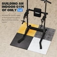 thumbnail image 4 of PROHIKER Folding Pull Up Station Power Tower for Home Gym, Height Adjustable Pull Up Bar Dip Station, Multifunctional Full Body Strength Training Fitness Equipment, Triangle Structure, 4 of 4