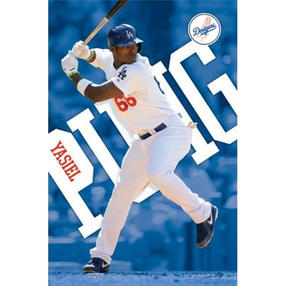 Los Angeles Dodgers® - Y Puig 13 Poster Print (22 x 34)