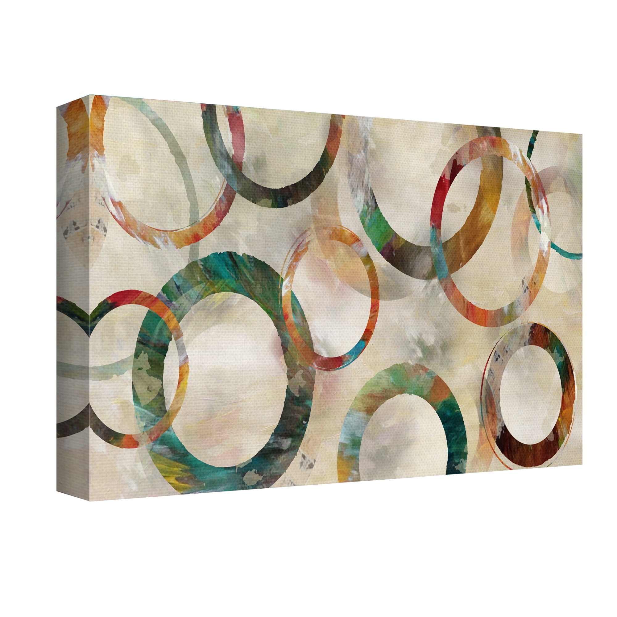 Rings Galore by Nan Wrapped Canvas Art Painting Print