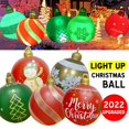 thumbnail image 1 of 60cm Led Lights Up Inflatable Christmas Decoration Ball Outdoor  Inflatables + Lamp Remote Control+Air Pump (Color Random), 1 of 9
