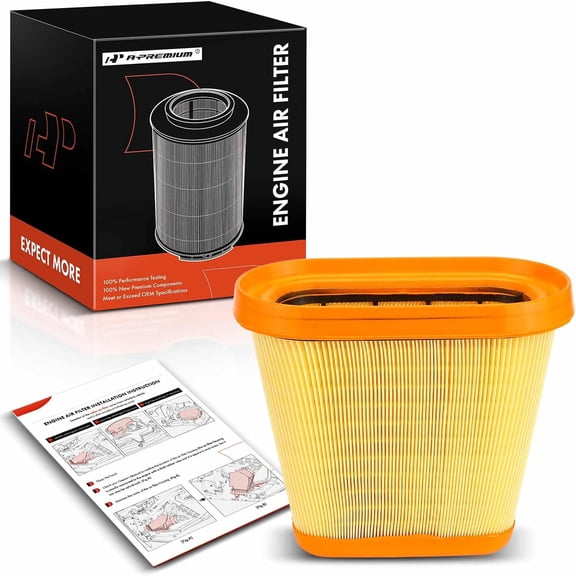 A-Premium Engine Air Filter Compatible with Chevrolet Corvette 2014-2019 6.2L, Replace# 23107355
