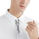 thumbnail image 4 of Lion Head Bolo Tie, Cuero Retro Aleación Rodeo Western Cowboy Disfraz Collar Vintage para Navidad Hombres y Mujeres , Plata Sunnimix Corbata Bolo Tie, 4 of 8