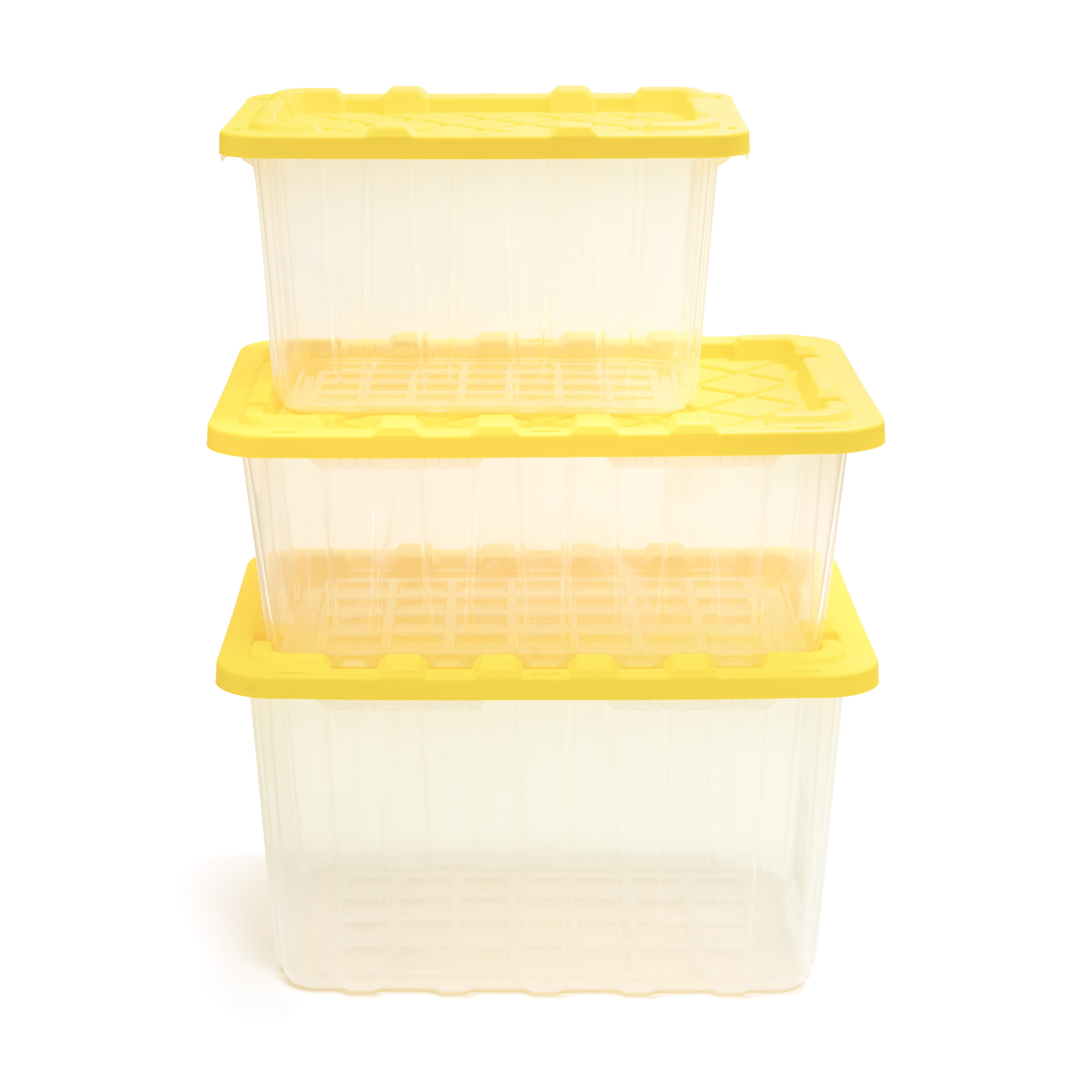 Tuff StoreTM 70L (18.5 gal.), Heavy Duty - Safety Yellow & Carbon Black