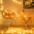 thumbnail image 4 of LED Copper Wire Firecracker Light String for Christmas Tree, Thoughtaidea LED Copper Wire Firecracker Light String Transform Home, Garden (Warm Light, 6M-200 Lights- Waterproof Battery Box), 4 of 7