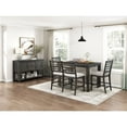 thumbnail image 3 of Lexicon Victoria Textured Fabric Counter Height Bench in Beige, 3 of 10