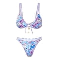 thumbnail image 6 of Womens Floral Bikini Sets High Waisteded Bikini Sets Two Piece Swimsuit for Women Trendy Swim Suits for Women 2026 Beach Pool Party, 6 of 7