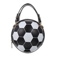 thumbnail image 1 of KAKOWELY Adorable bolso bandolera redondo con diseño de fútbol para mujer, 1 of 5