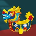 thumbnail image 3 of veasfak 3D DIY Craft Kit Dragon Boat Educational Learning Ornament for Activity Blue, 3 of 8