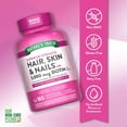 thumbnail image 3 of Hair, Skin & Nails Vitamin | 5000 mcg Biotin | 165 Softgels | with Collagen | by Nature's Truth, 3 of 7